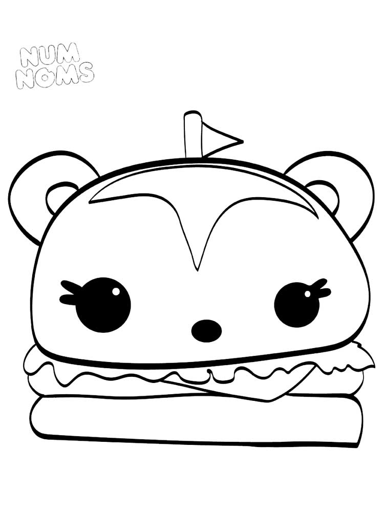 Num Noms 10 coloring page