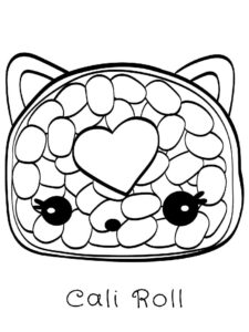 Cali Roll coloring page