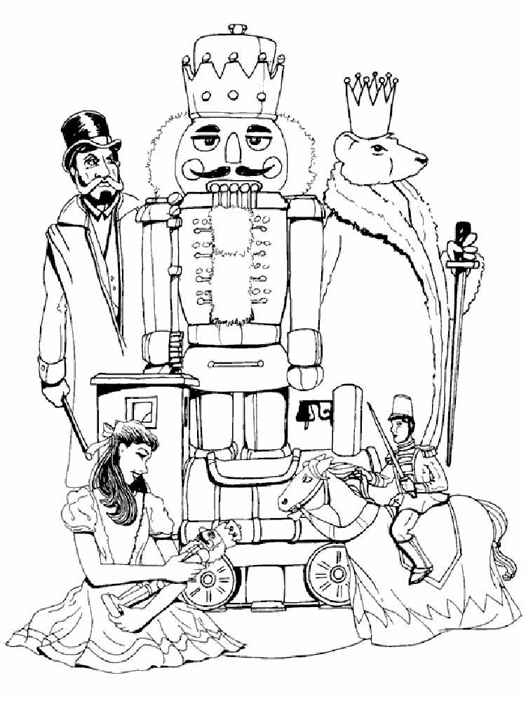 Nutcracker 2 coloring page