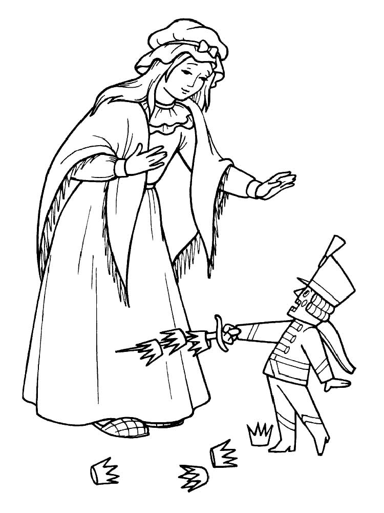 Nutcracker 4 coloring page