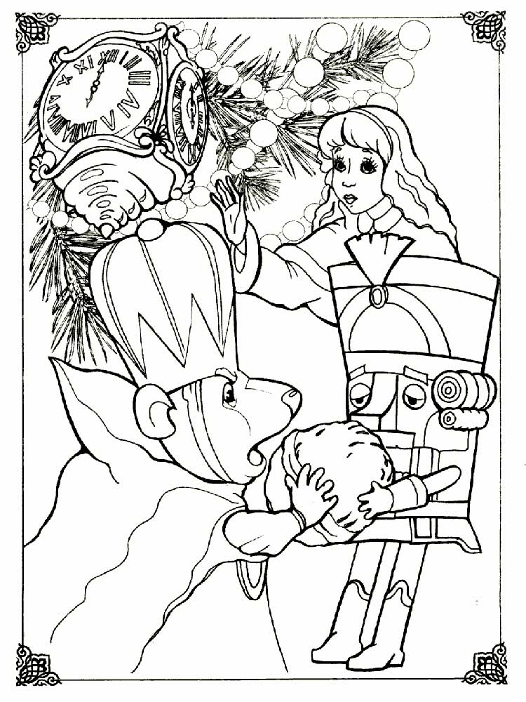 Nutcracker 5 coloring page