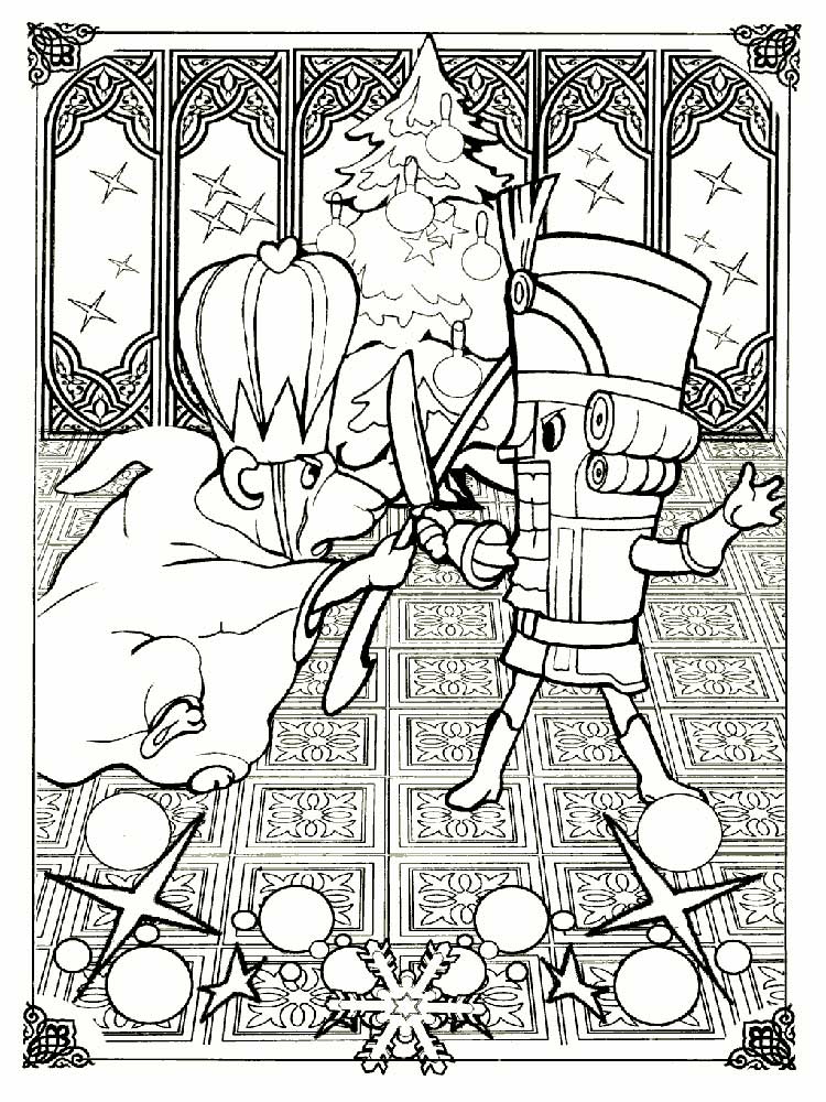 Nutcracker 6 coloring page