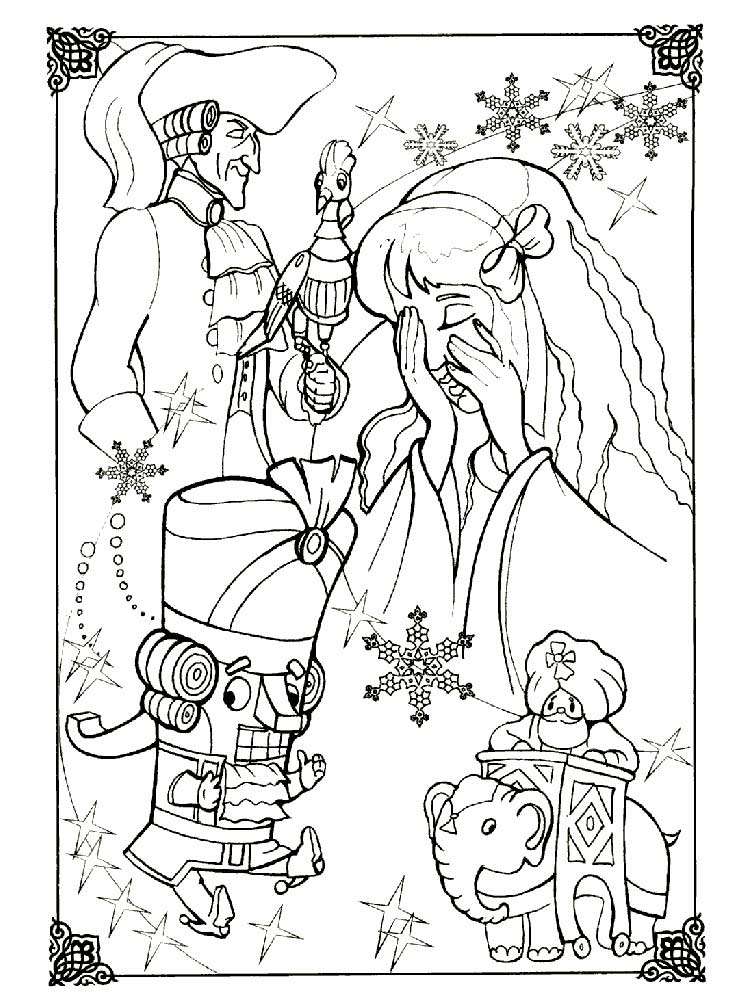 Nutcracker 7 coloring page