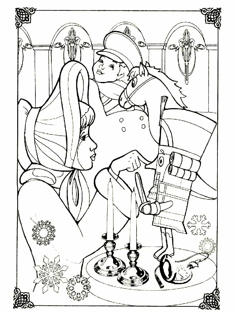 Nutcracker 8 coloring page