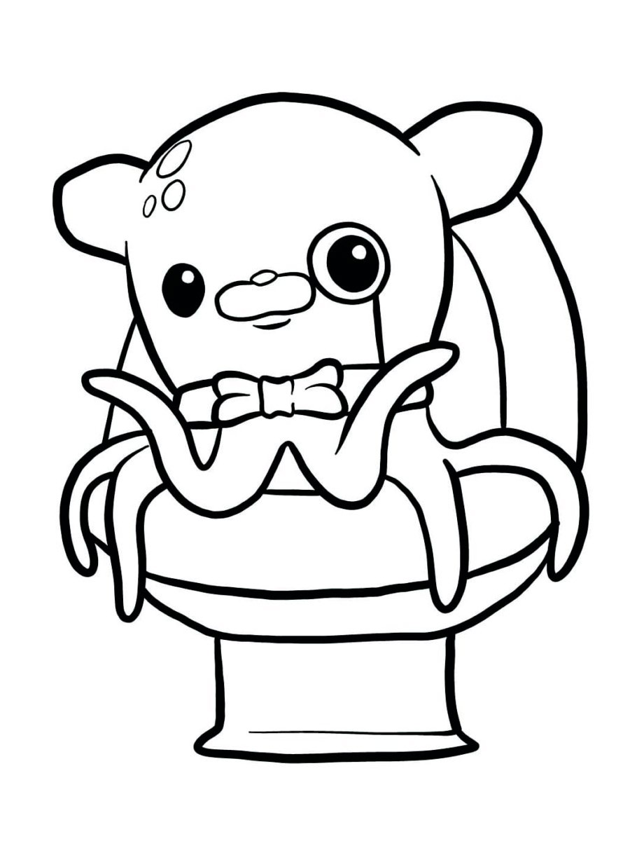 Professor Inkling coloring page