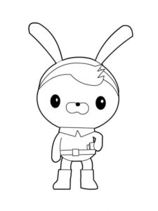 Tweak Octonauts coloring page