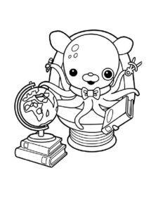 Professor Inkling  from Octonauts coloring page