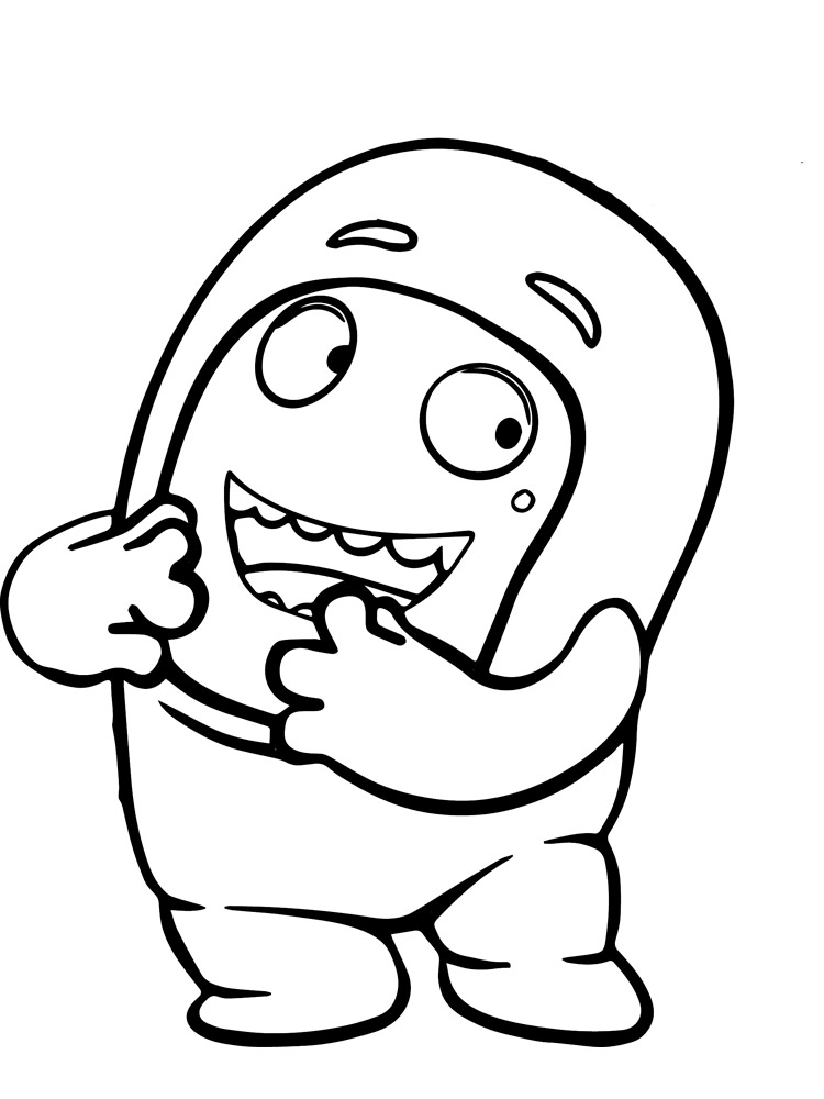 Oddbods 21 coloring page