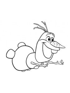 Olaf 29 coloring page