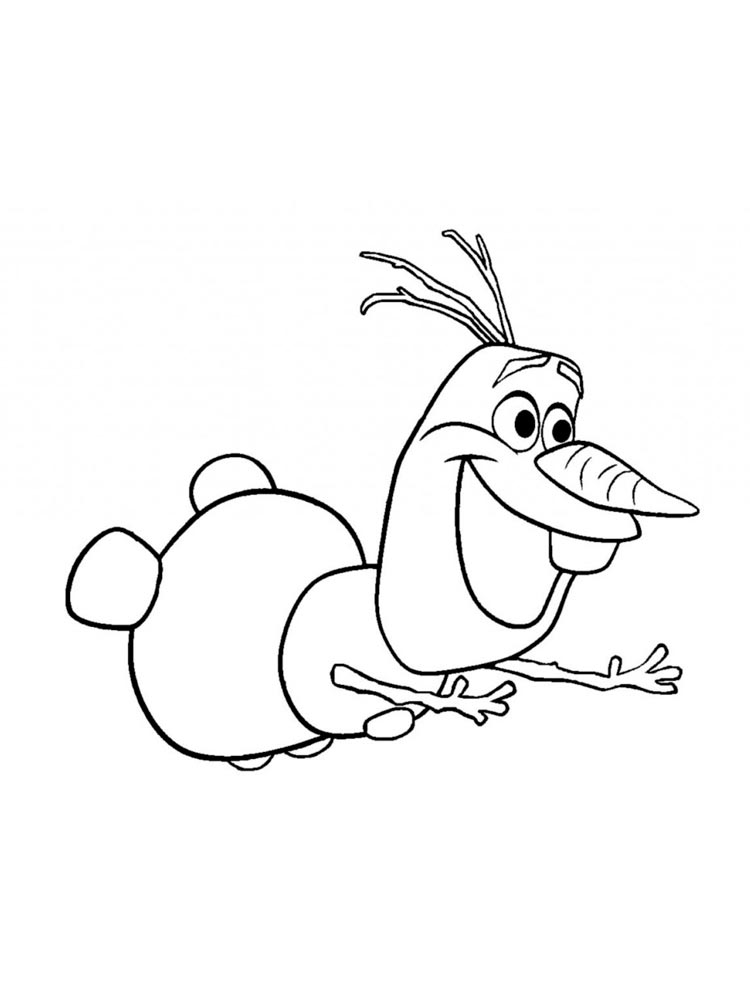 Olaf 29 coloring page