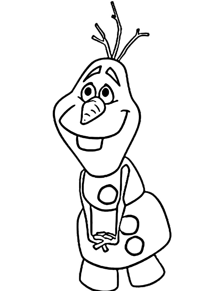 Olaf 6 coloring page