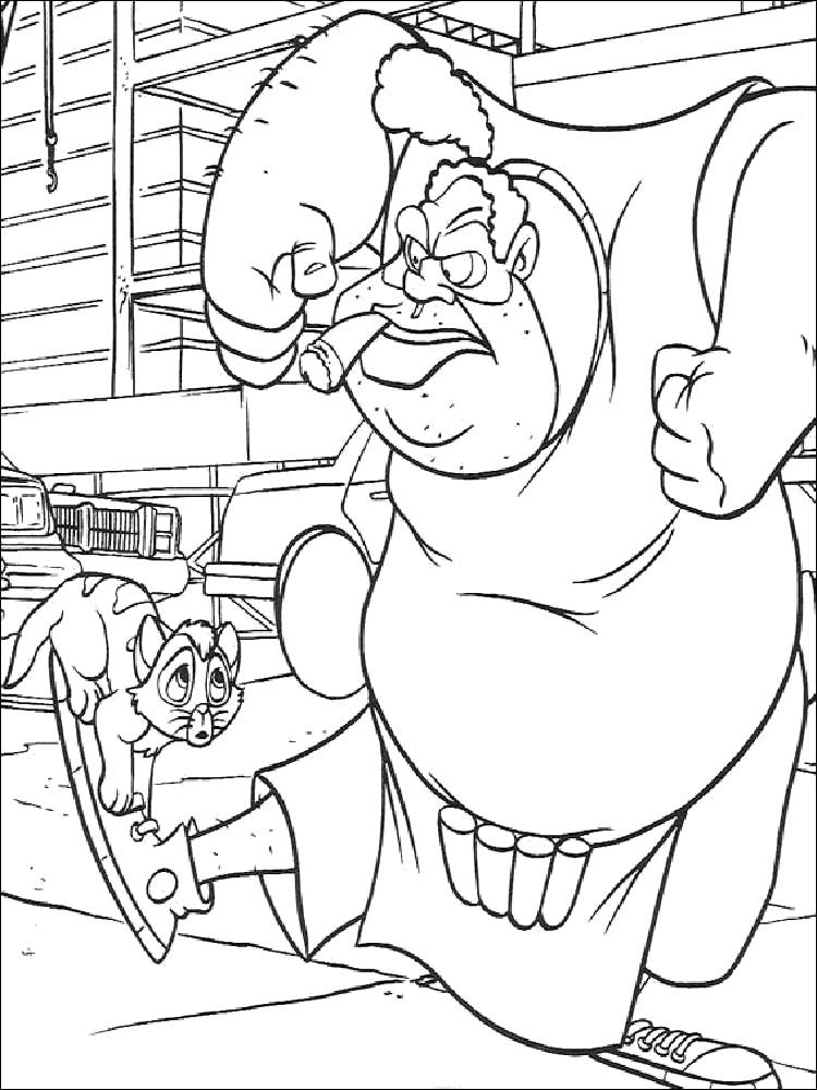 Oliver & Company 13 coloring page