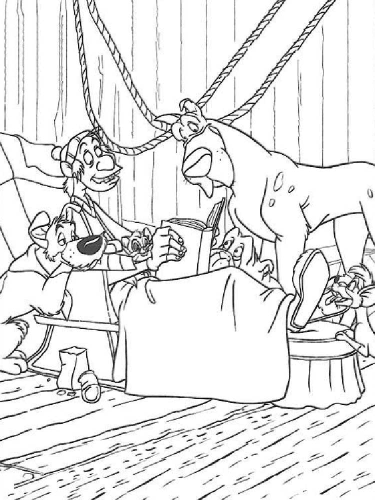 Oliver & Company 14 coloring page