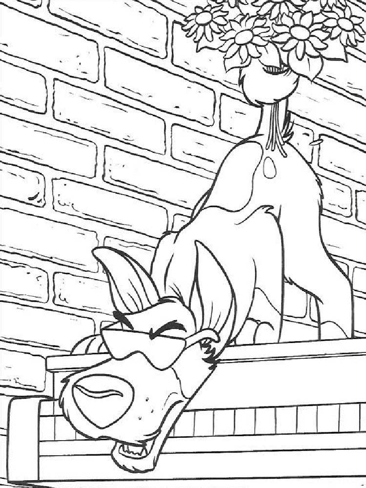 Oliver & Company 15 coloring page