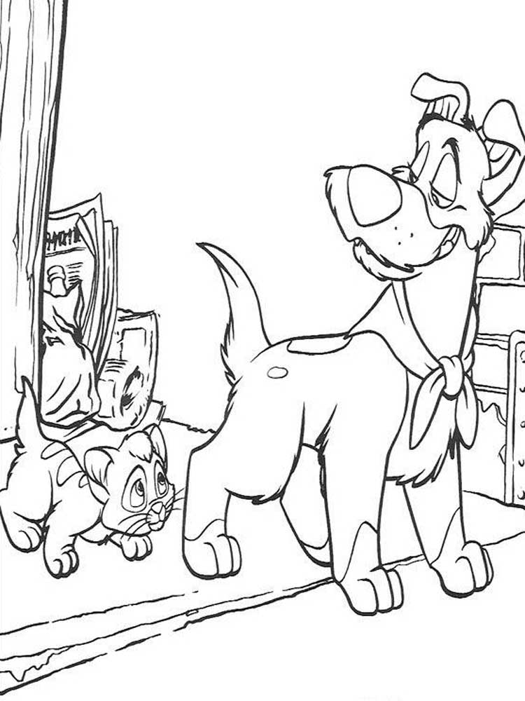 Oliver & Company 2 coloring page