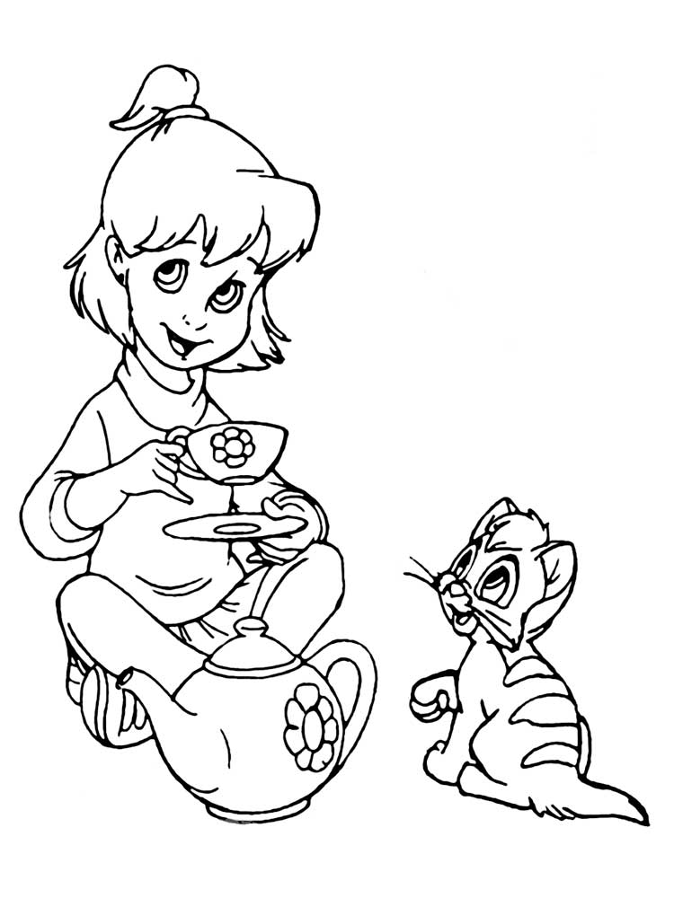 Oliver & Company 9 coloring page