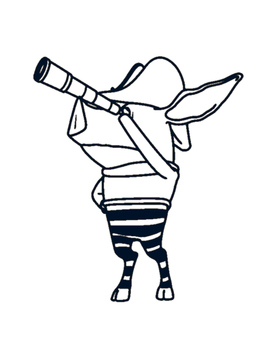 Olivia the Pig 11 coloring page