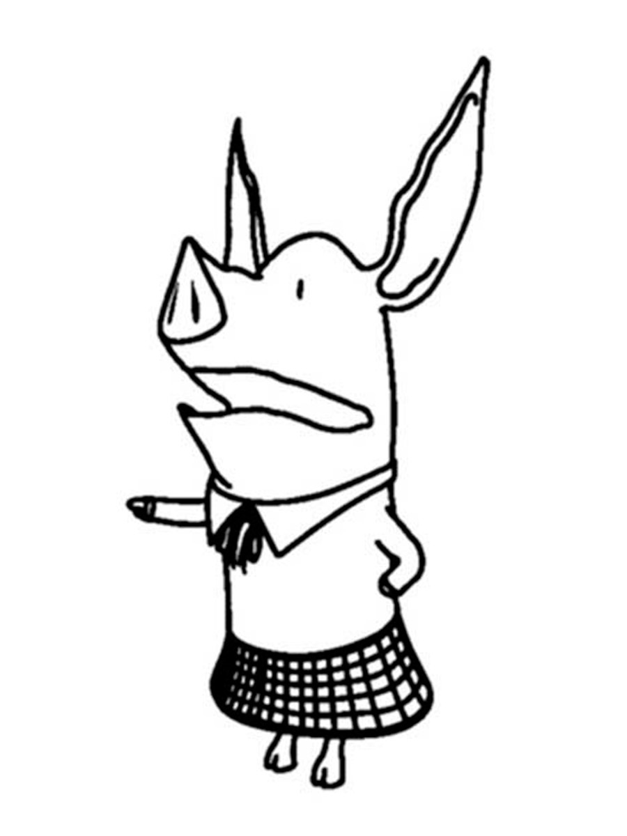 Olivia the Pig 16 coloring page