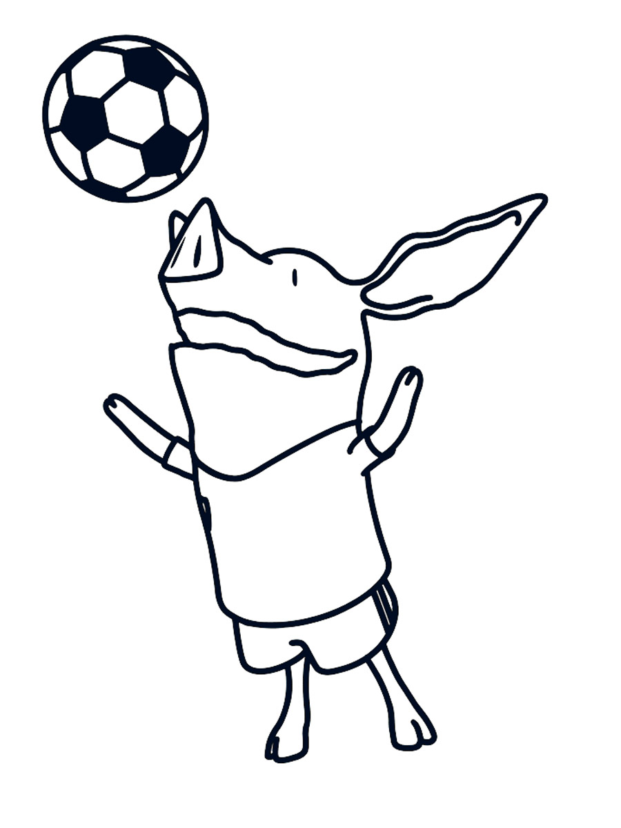 Olivia the Pig 18 coloring page