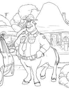 Colt coloring page