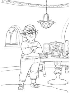 Laurel coloring page