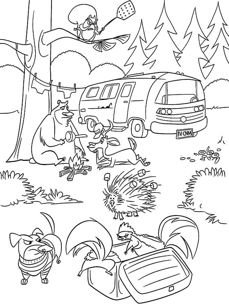Open Season 3 coloring page