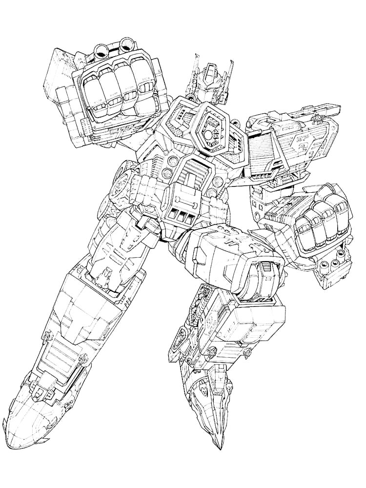 Optimus Prime 20 coloring page