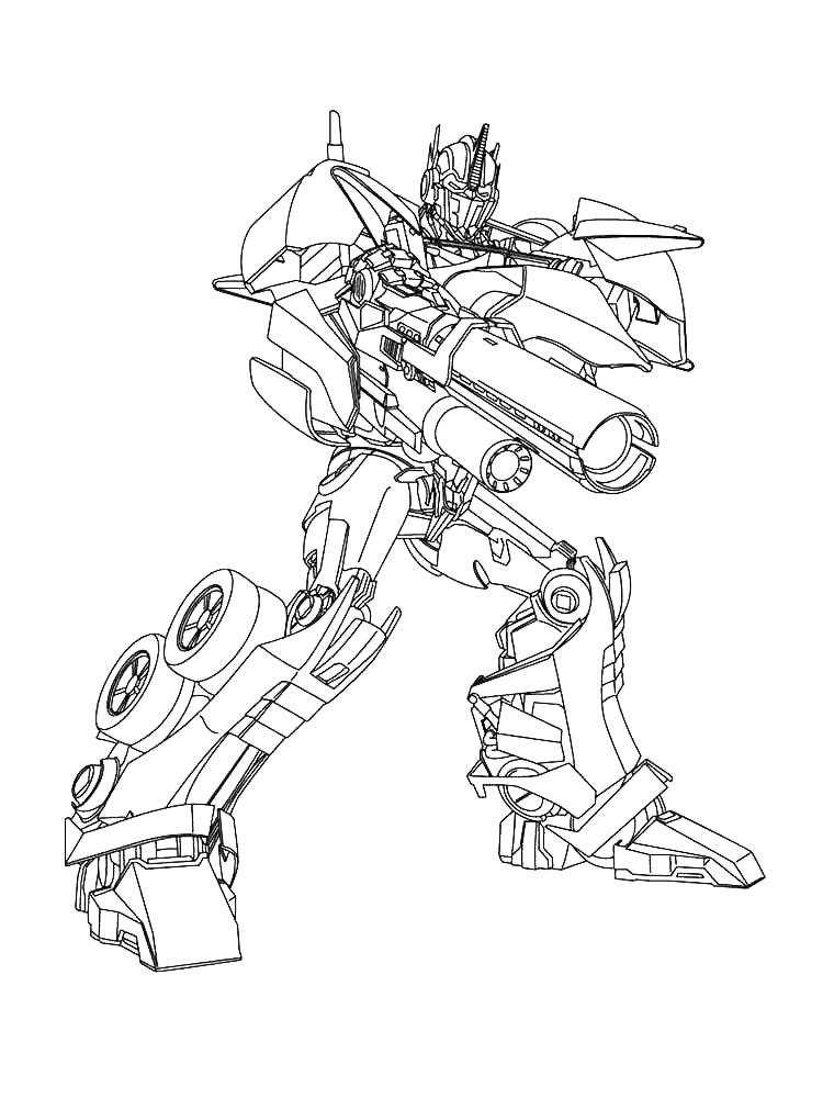 Optimus Prime 21 coloring page