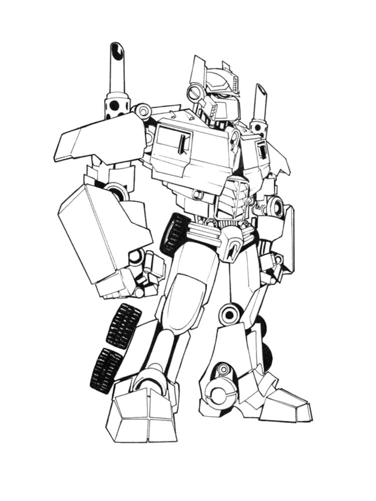 Optimus Prime 22 coloring page