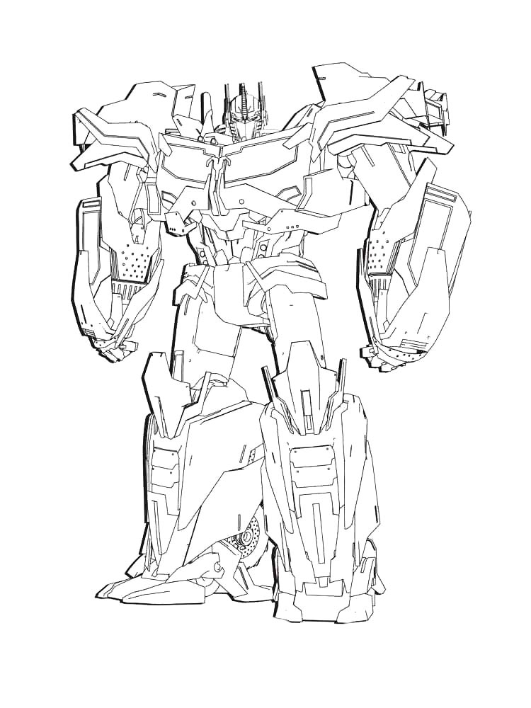 Optimus Prime 23 coloring page