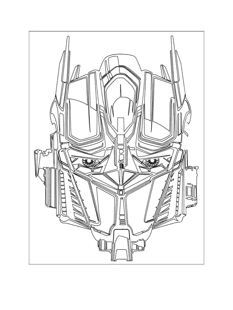 Optimus Prime 24 coloring page
