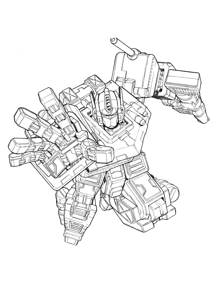 Optimus Prime 28 coloring page