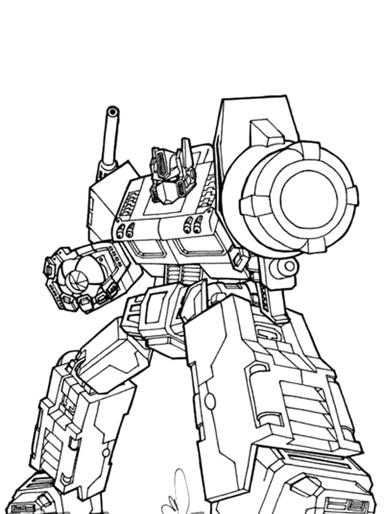 Optimus Prime 29 coloring page
