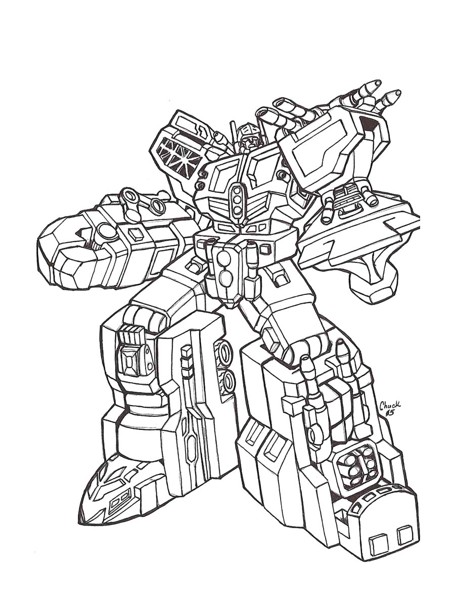 Optimus Prime 3 coloring page