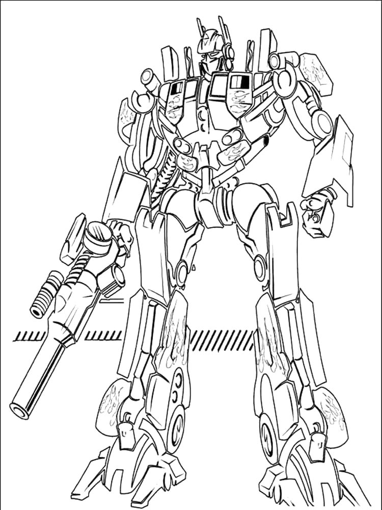 Optimus Prime 31 coloring page
