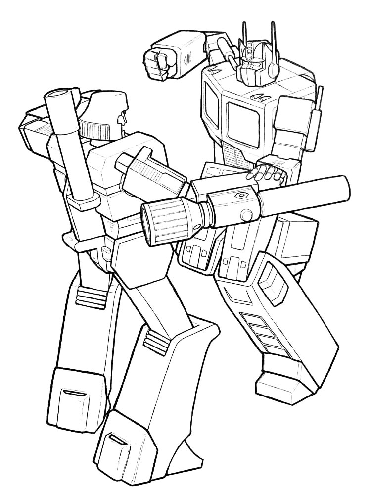 Optimus Prime 36 coloring page
