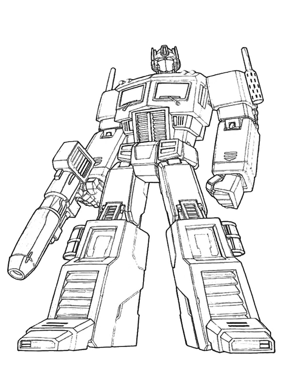 Optimus Prime 38 coloring page