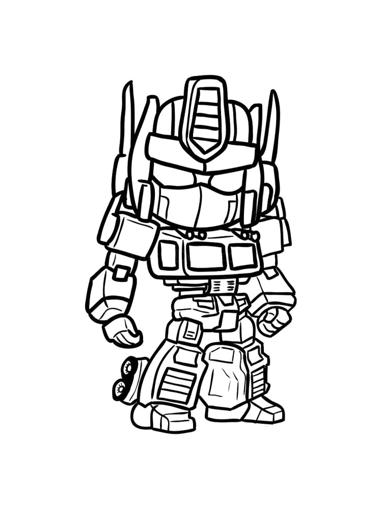 Optimus Prime 6 coloring page