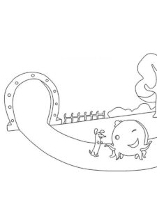 Oswald The Octopus 2 coloring page