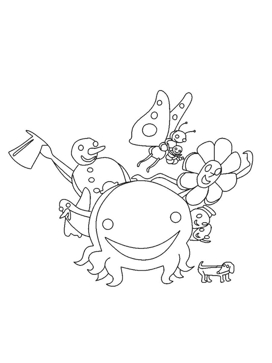 Oswald The Octopus 4 coloring page