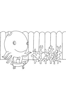 Oswald The Octopus 5 coloring page