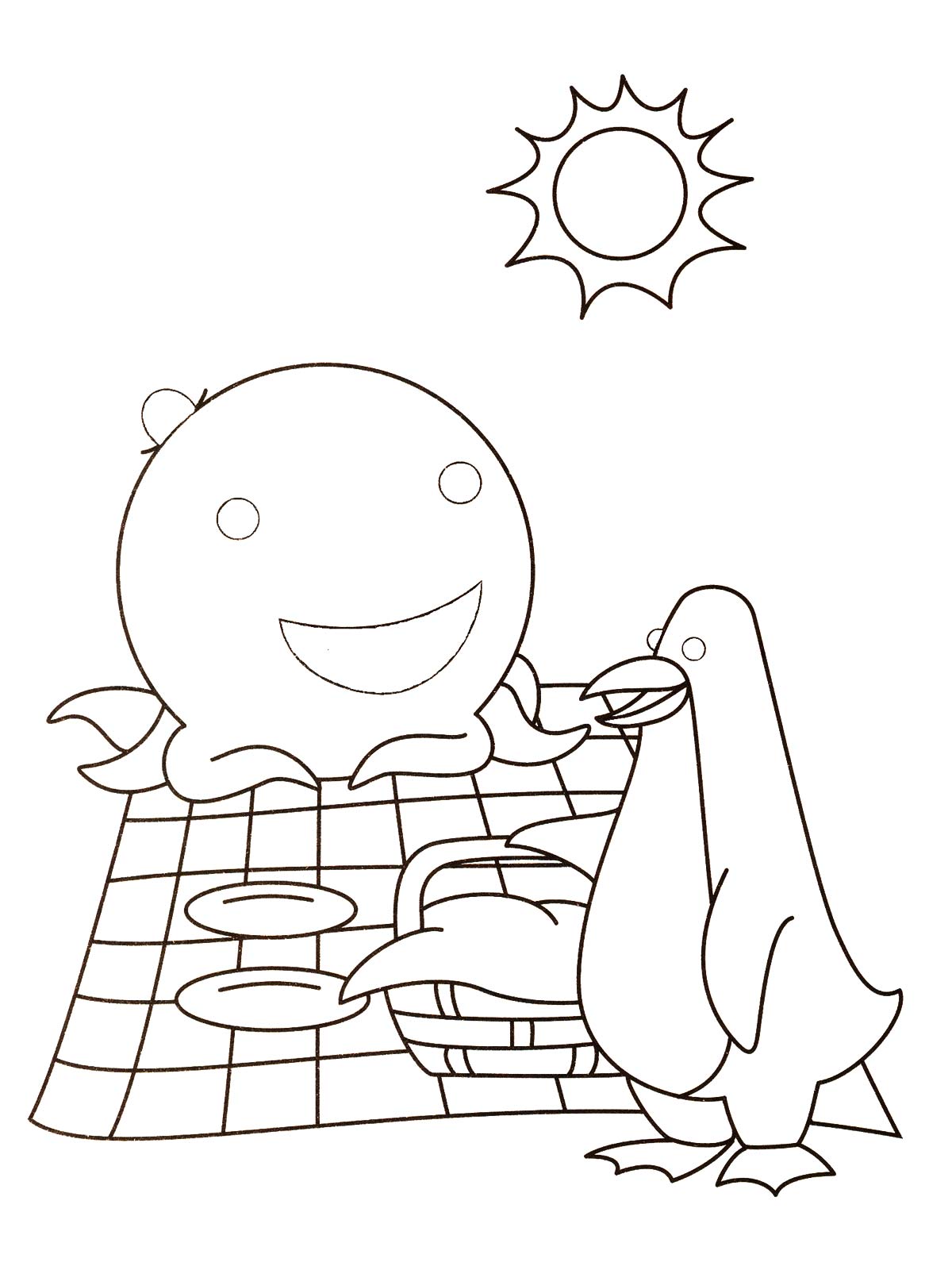 Oswald The Octopus 9 coloring page