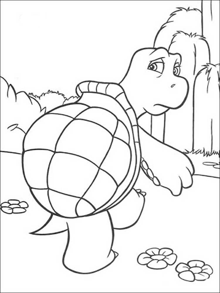 Sad Verne coloring page