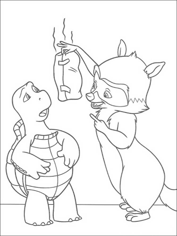 RJ and Verne coloring page