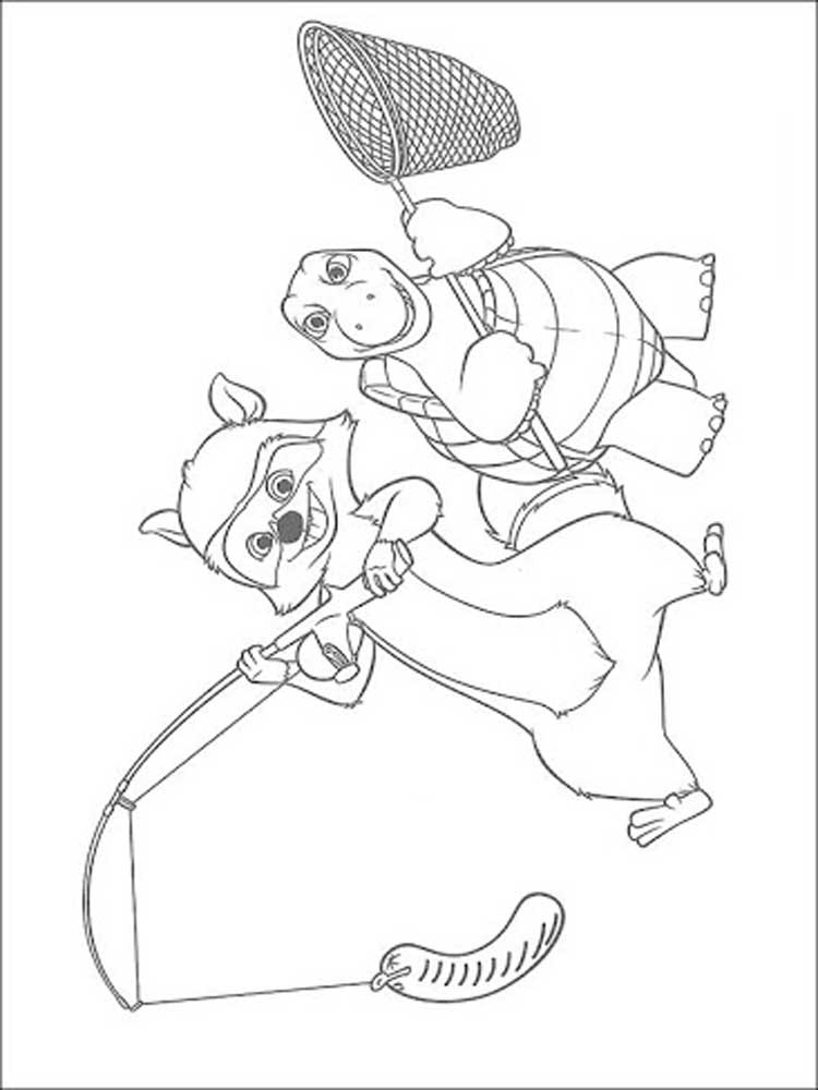 RJ with Verne coloring page