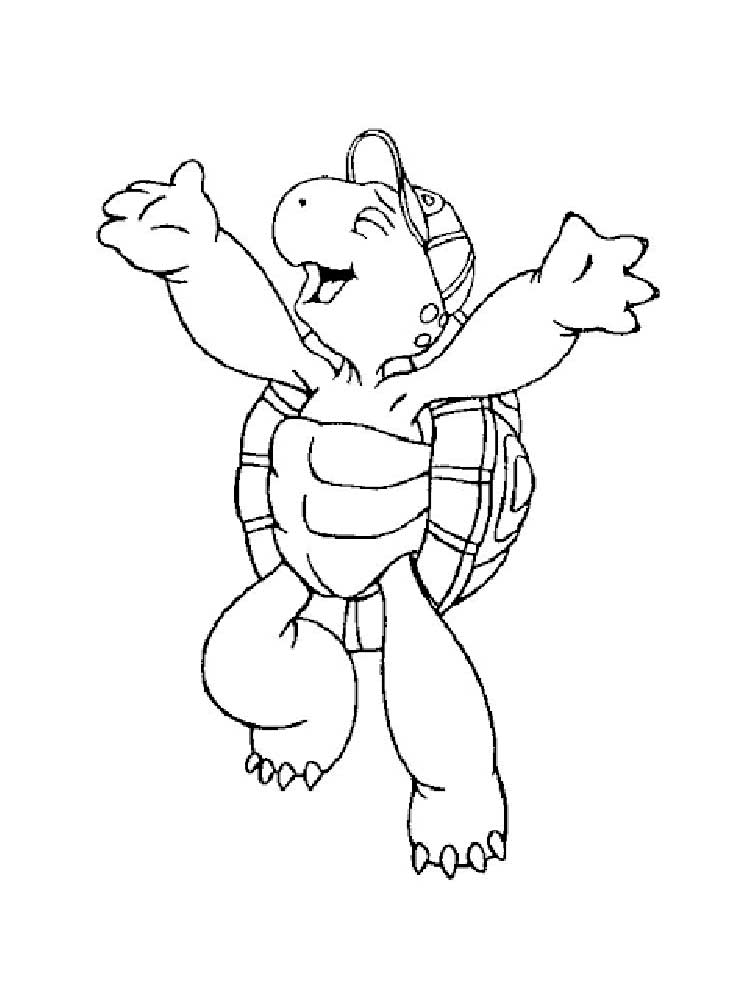 Verne coloring page
