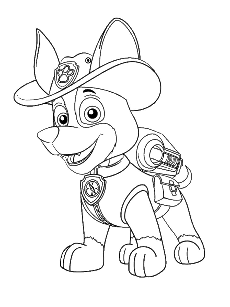 Puppy Tracker coloring page
