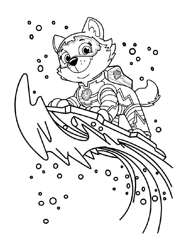 PAW Patrol: Mighty Pups 12 coloring page