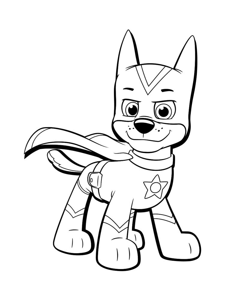 PAW Patrol: Mighty Pups 13 coloring page