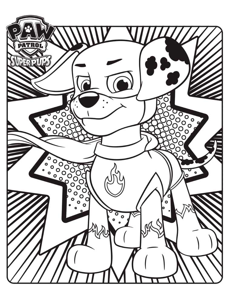 PAW Patrol: Mighty Pups 15 coloring page